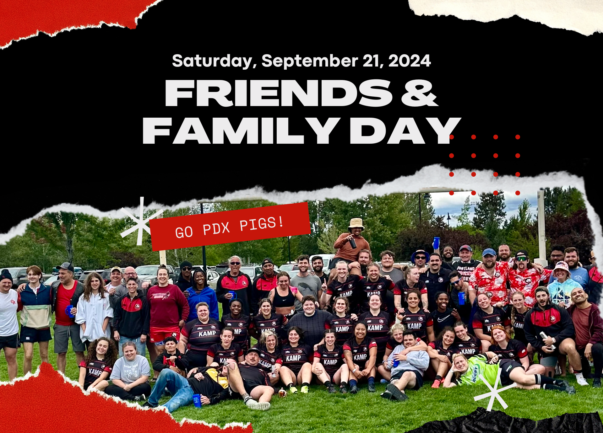 FRIENDS FAMILY DAY 1